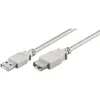 USB 2.0 Hi-Speed-Verlängerungskabel, grau Náhľad obrázku produktu 9