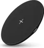 A black wireless charger with a white plus sign in the center. Produktbild-Vorschau