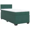 Boxspringbett mit Matratze Dunkelgrün 90x190 cm Samt Produktbild-Vorschau 3