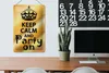 Blechschild Spruch 20x30cm Keep Calm and party on Produktbild-Vorschau 5