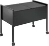 DURABLE Hängemappenwagen ECONOMY DUO 100 A4, 308201 schwarz Produktbild-Vorschau 1