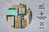 MuchoWow® Mauspad Mousepad Türen - Architektur - Grün - Produktbild-Vorschau 2