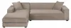 Sofabezug 4 Sitzer 235-300cm - Beige - Samt - Stretch Produktbild-Vorschau 10
