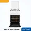 Exquisit Gasherd TF 6 GT-4 | Gas-Standherd | Gaskochfeld | Produktbild-Vorschau 5
