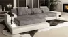 Ecksofa Wohnzimmer L-Form Polster Sofa Kunstleder Design Produktbild-Vorschau 2