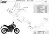 Kompletní černý výfukový systém MIVV Mk3 pro HONDA CB 125 R Náhled obrázku produktu 3