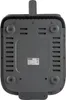 The underside of a kitchen appliance, likely an air fryer, is shown. It has a label with product information and regulatory marks. Anteprima dell’immagine prodotto
