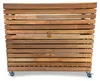 Multibox Hochbeet Holz 92x32x80cm mit Stauraum & Rollen Produktbild-Vorschau 2