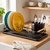 Vilde | Geschirrabtropfgestell Schwarz - 50x25 cm - Metall Produktbild-Vorschau 2