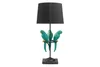 riess-ambiente Tischlampe WILDLIFE 75cm schwarz türkis Produktbild-Vorschau 9