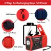 Diagram showing the four ways to recharge a portable radio. Produktbild-Vorschau