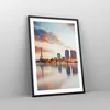 Gerahmtes Poster - Schwarzer Rahmen - Fluss Wolkenkratzer Produktbild-Vorschau 8