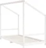 vidaXL Kinderbett Weiß 90x190 cm Massivholz Kiefer Produktbild-Vorschau 6