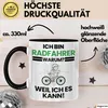 Radfahrer Geschenk Tasse Lustiger Spruch Ich Bin Radfahrer Produktbild-Vorschau 3