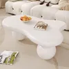 Merax Table basse en forme de nuage 95x62,5x32cm, table LED Voir les images du produit 5