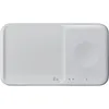 A white wireless charger duo. Produktbild-Vorschau