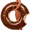 Koło do pływania dmuchane duże donut 120 cm XXL brązowe Podgląd zdjęcia produktu 6