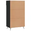 Szafka na buty, czarna, 60x35x105 cm, materiał Podgląd zdjęcia produktu 8