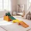 KOMFOTTEU Erweiterbare Kinderachterbahn mit Rutschauto bis Produktbild-Vorschau 9