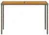 vidaXL Gartentisch mit Akazienholz-Platte Grau 115x54x74cm Produktbild-Vorschau 4