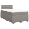 "2024"cloris Boxspringbett mit Matratze Taupe 120x190 cm Produktbild-Vorschau 2