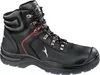 A black work boot with red accents and laces, shown from the side against a white background. Anteprima dell’immagine prodotto