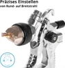STAHLWERK HVLP Lackierpistole SG-250 ST Sprühpistole mit Produktbild-Vorschau 4