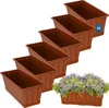 KOTARBAU® 6 szt. Doniczka Skrzynka Balkonowa 40 x 18 x 14 Podgląd zdjęcia produktu 1