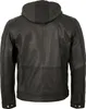 Bruno Banani - Herren Lederjacke Kapuze Lammnappa schwarz : Produktbild-Vorschau 4