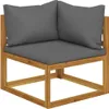 set da giardino 5 pezzi con cuscini in legno massiccio di Anteprima dell’immagine prodotto 3