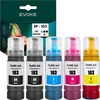 5x Druckerpatronen Tintenpatrone für Epson 103 | 2x Schwarz Produktbild-Vorschau 1