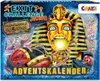 The image shows the front of a board game box for an advent calendar with an Egyptian theme. Anteprima dell’immagine prodotto