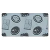 MuchoWow® Mauspad Mousepad Uhr - Muster - Vintage 60x30 cm Produktbild-Vorschau 1