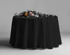 Runde gastronomische Tischdecke 260 cm in Schwarz – Produktbild-Vorschau 2
