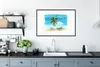 MuchoWow® MuchoWow® Gerahmtes Poster Strandkorb - Produktbild-Vorschau 4