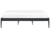 A black metal bed frame with a white mattress on a white background. Náhľad obrázku produktu