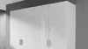 Kleiderschrank - Weiß matt - Weiß Hochglanz - 181 x 197 cm Produktbild-Vorschau 5