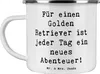 Mr. & Mrs. Panda Teetasse Spruch Golden Retriever Abenteuer Produktbild-Vorschau 1