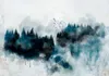 Vlies Fototapete - Painted Mountains 150x105 cm Produktbild-Vorschau 5