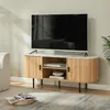 Meuble TV « Tvedestrand » avec 2 portes 140 x 40 x 55 cm Voir les images du produit 1