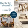 Beautissu Set di 4 cuscini per sedie Premium Natur HighLux Anteprima dell’immagine prodotto 5