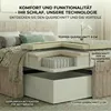Boxspringbett RALF  180 x 200 cm mit Bettkasten, Topper und Produktbild-Vorschau 9