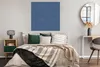 MuchoWow® Poster Leder - Blau - Tierhaut 100x100 cm - Produktbild-Vorschau 4