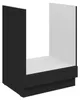 Küchen Herdunterschrank 60 cm SIENA Schwarz Küche Produktbild-Vorschau 1