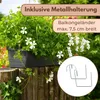 Blumenkasten Balkon 80 cm Balkonkasten mit Halterung Produktbild-Vorschau 4