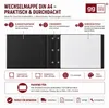 Wechselmappe DIN A4 Schwarz mit 3 Druckknöpfe Produktbild-Vorschau 7