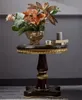Casa Padrino Luxus Barock Beistelltisch Dunkelbraun / Gold Produktbild-Vorschau 1