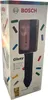 A product box for a Bosch Gluey hot glue pen, showing the product inside and various colorful glue sticks. Produktbild-Vorschau