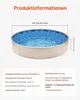 VEVOR 12 x 24 ft Oval Pool Liner, Überlappungsstil für Produktbild-Vorschau 7
