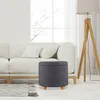 Tabouret avec rangement RD34409, anthracite Voir les images du produit 2